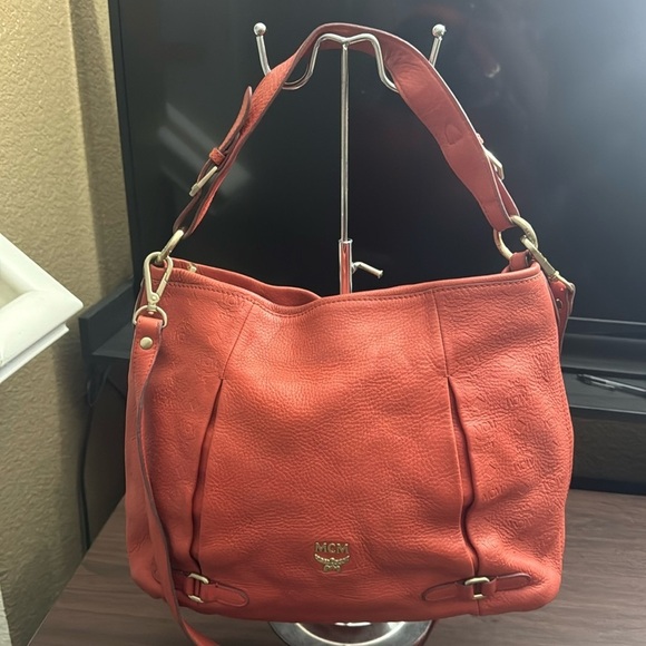 MCM Handbags - Authentic MCM Imprente Two Way Bag